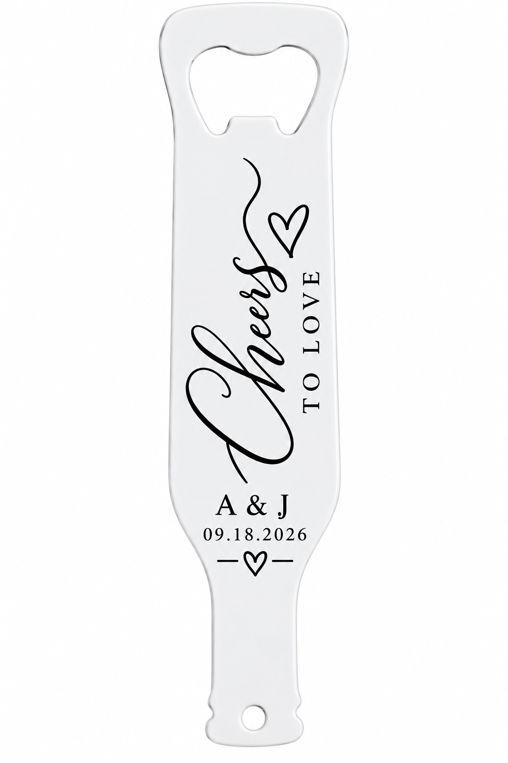 Personalized Wedding Bottle Openers – Set of 12